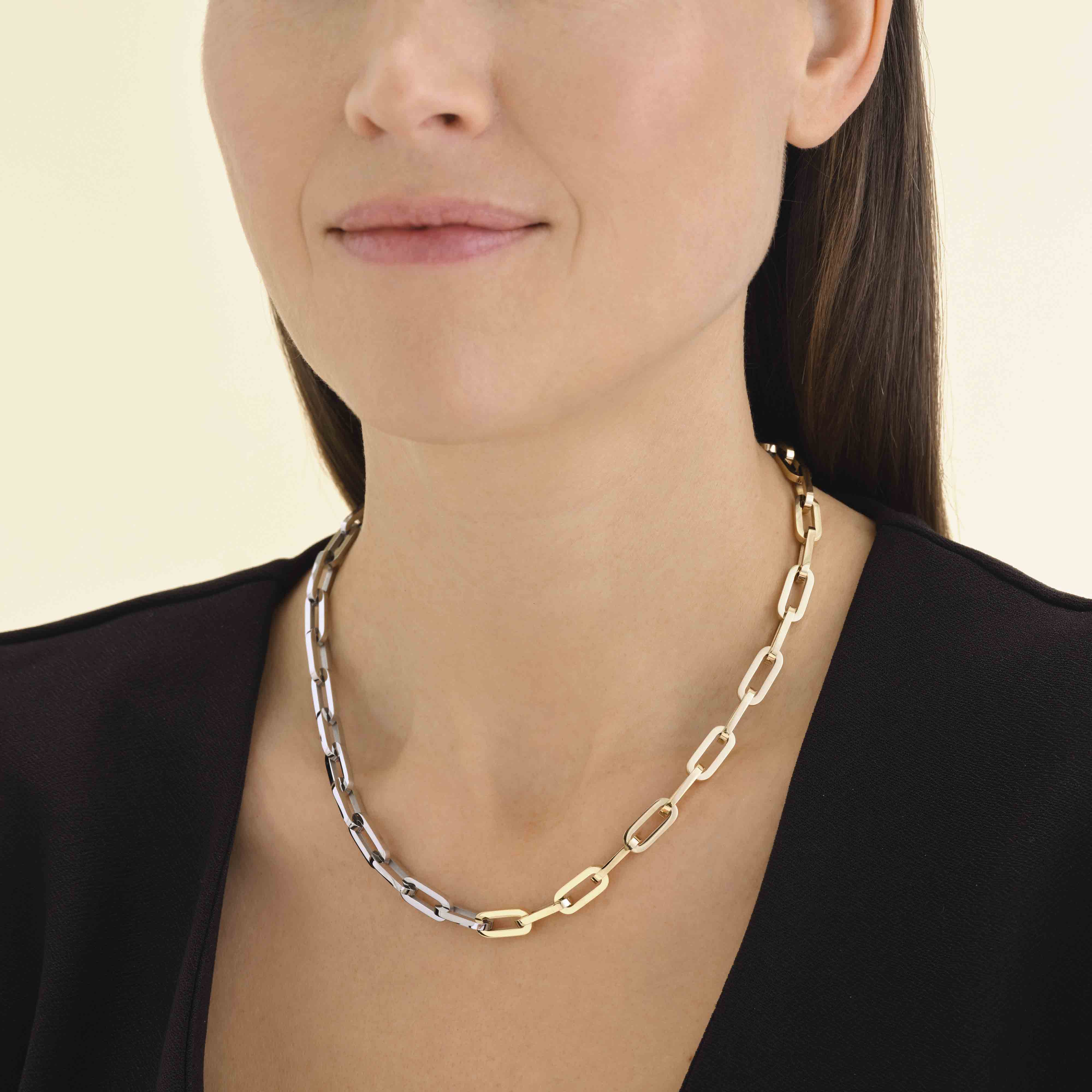 Duotone Chain Necklace - Image 2