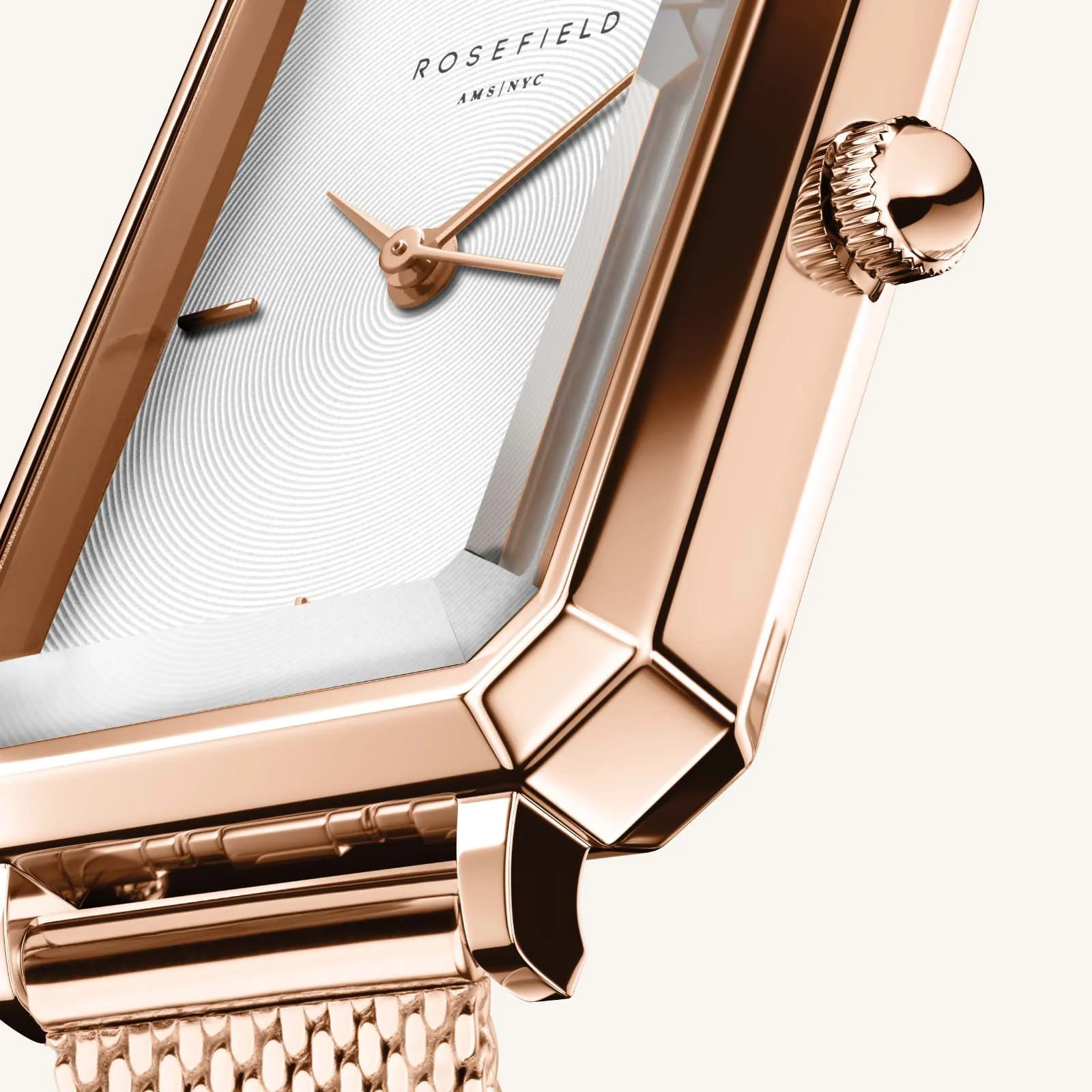 Octagon XS Mesh Rose Gold - Engraved - Image 5