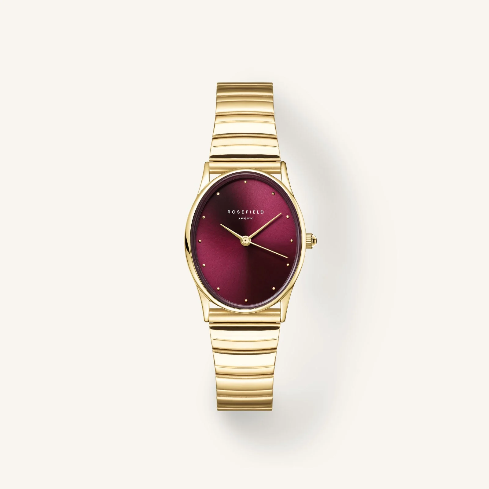 Oval Burgundy