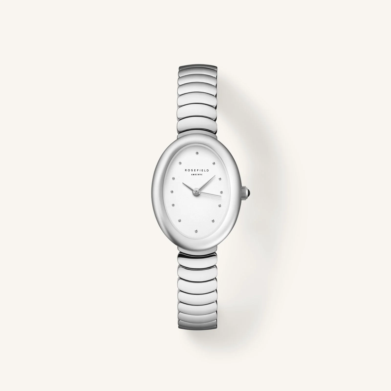 Ovale White Silver