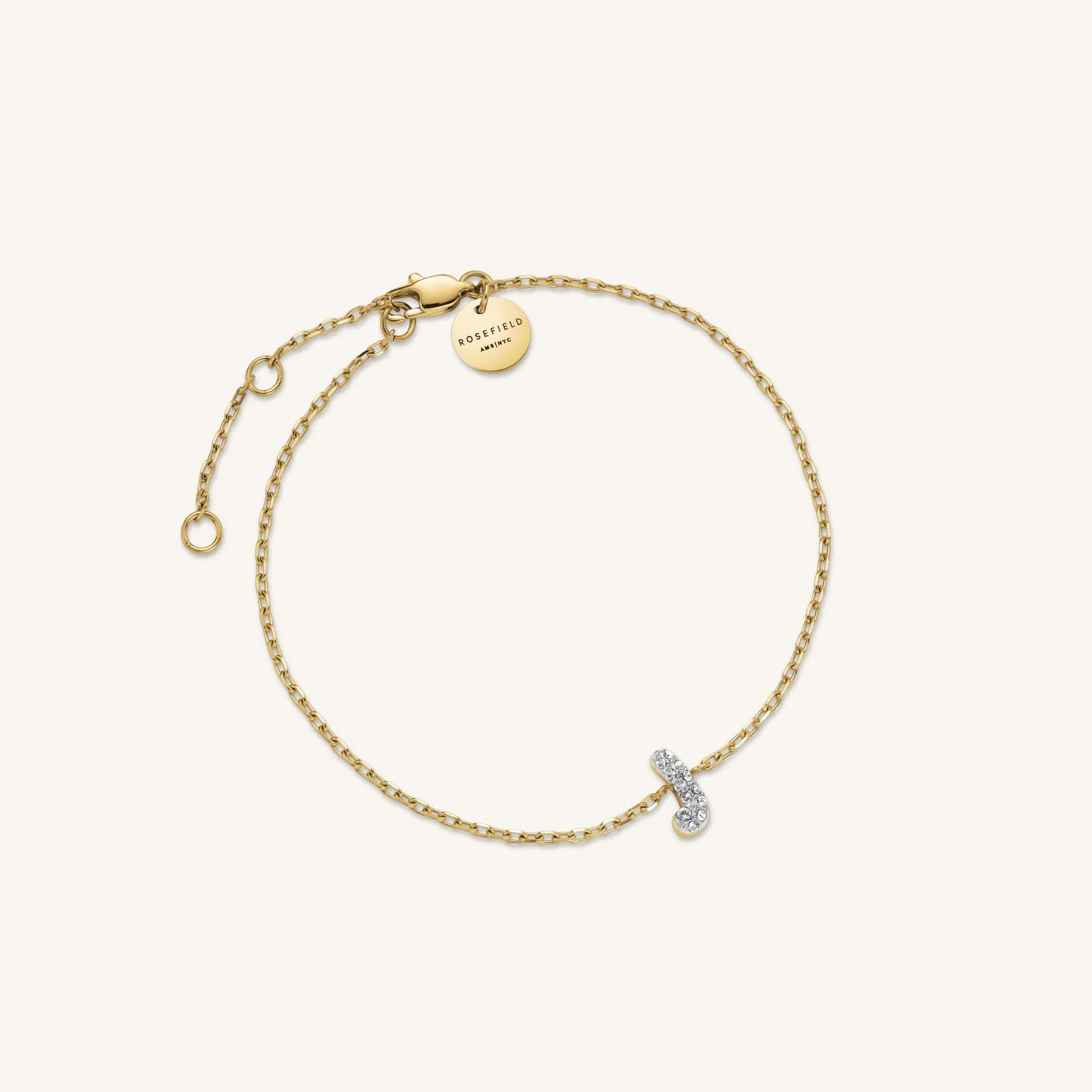 Crystal Letter J Bracelet