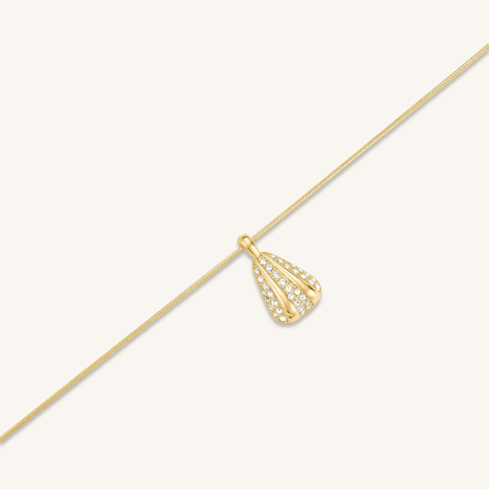 Pave Striped Necklace - Image 4