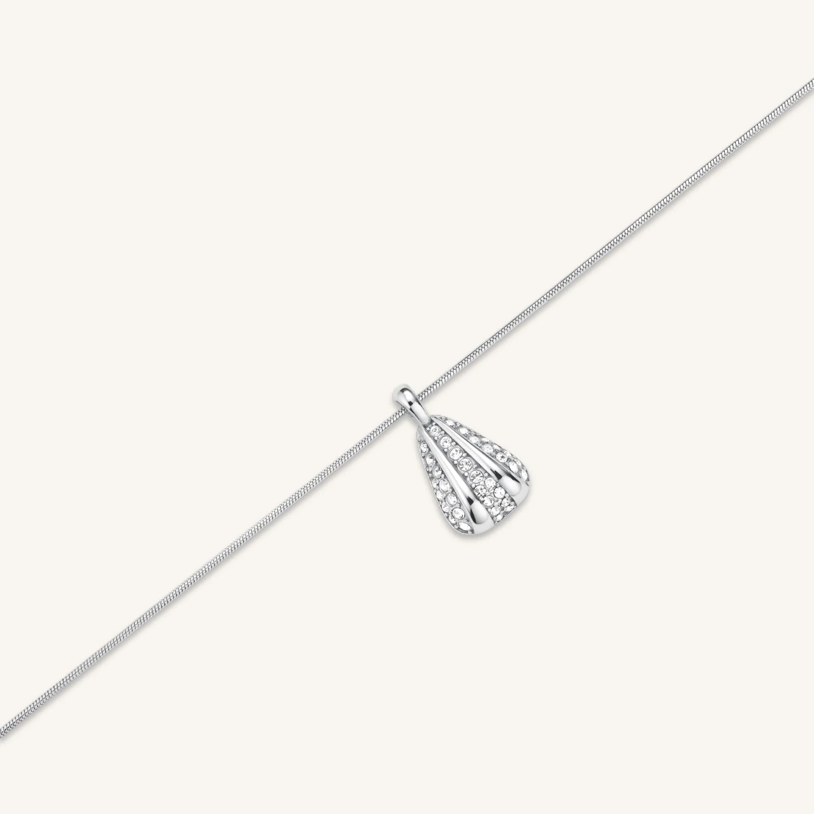 Pave Striped Necklace - Image 9