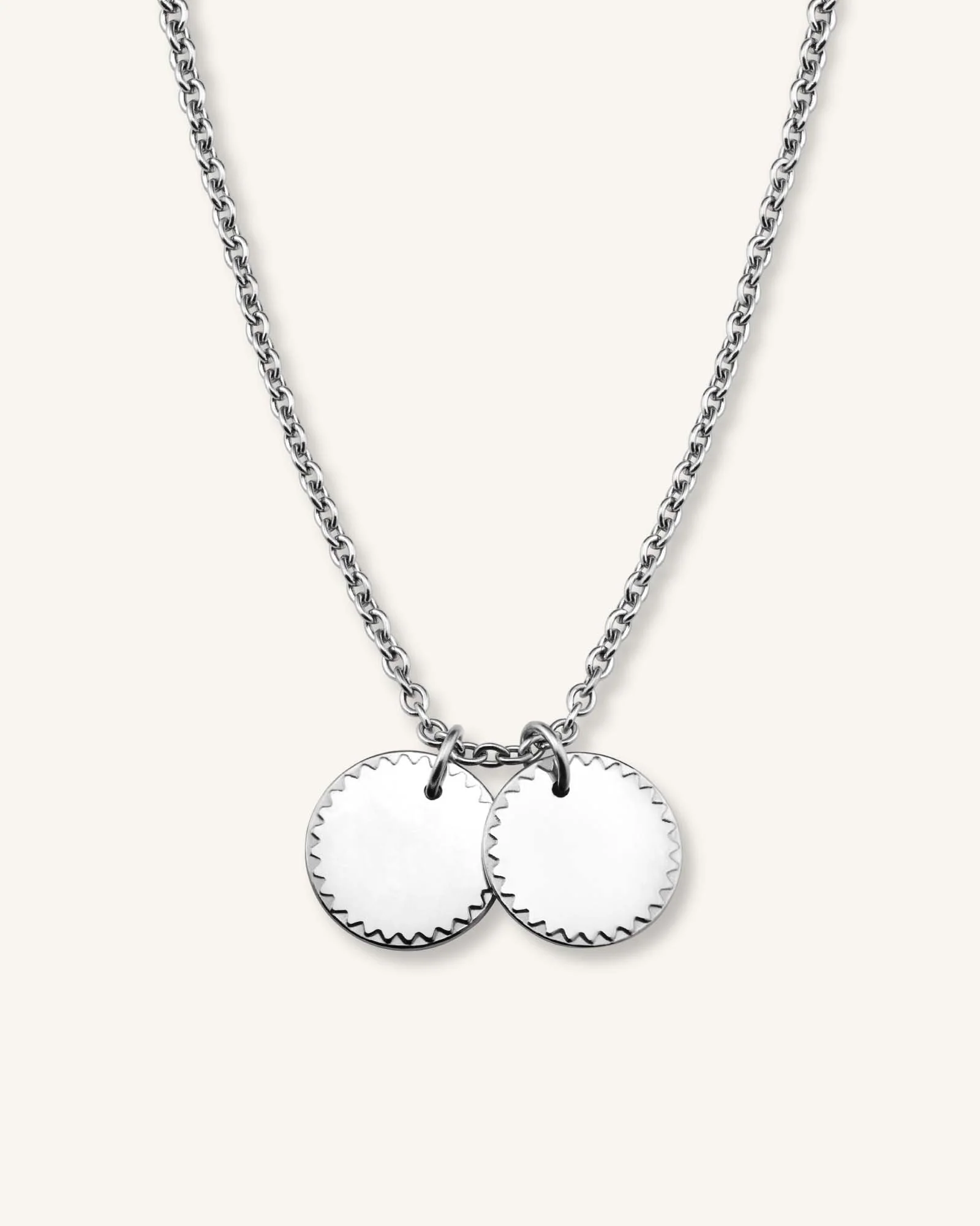 2 Coin Charm Necklace - Image 2