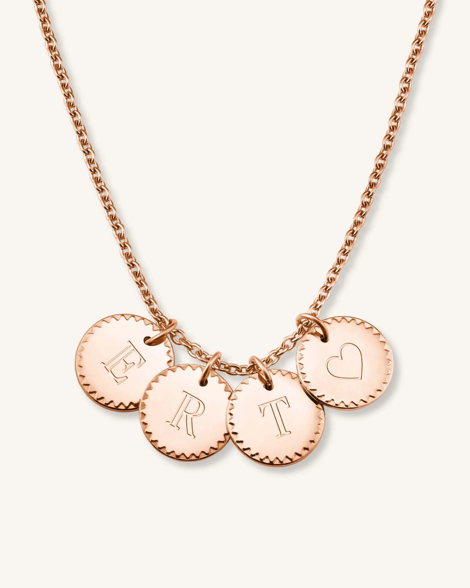 4 Coin Charm Necklace - Image 7