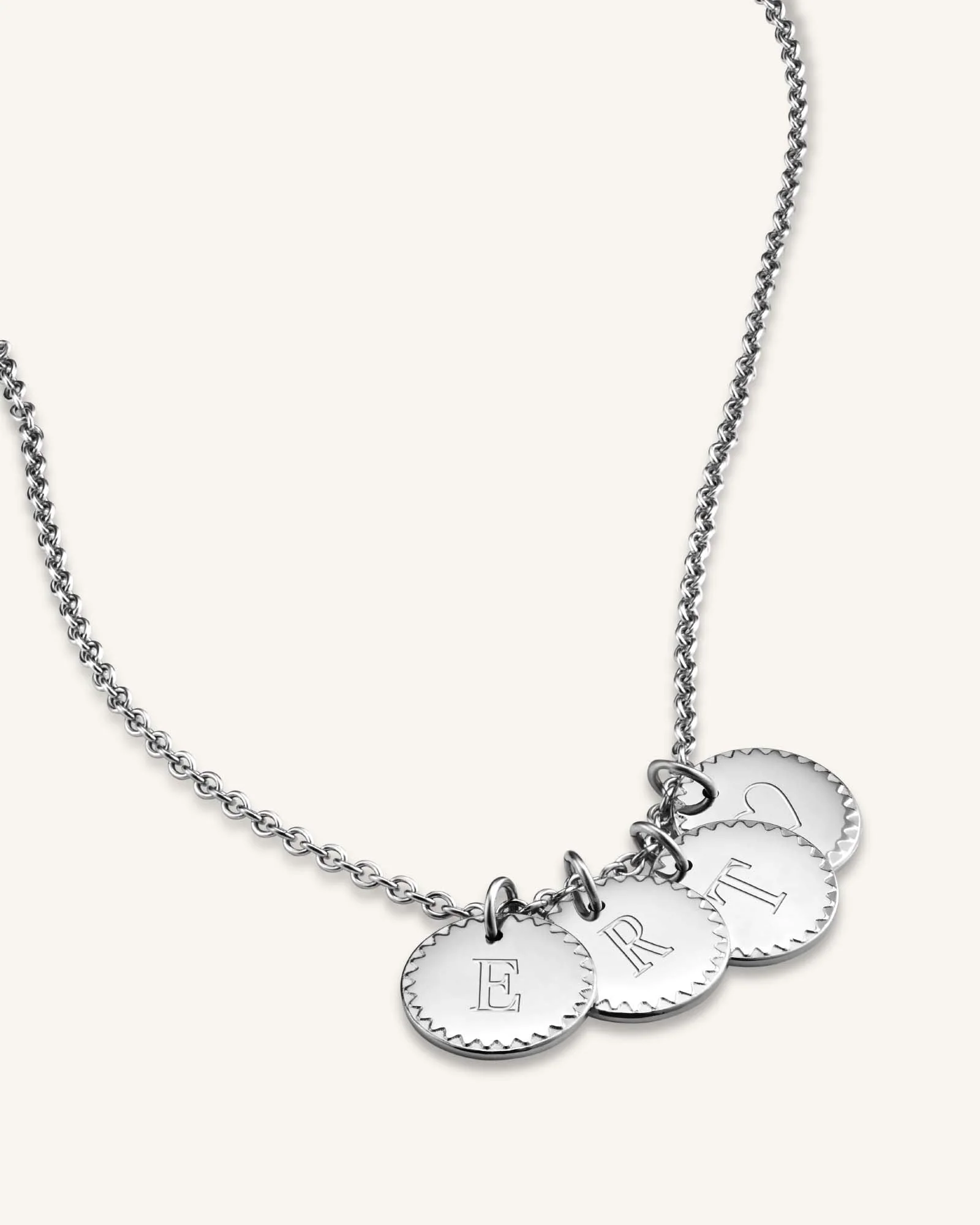 4 Coin Charm Necklace - Image 8