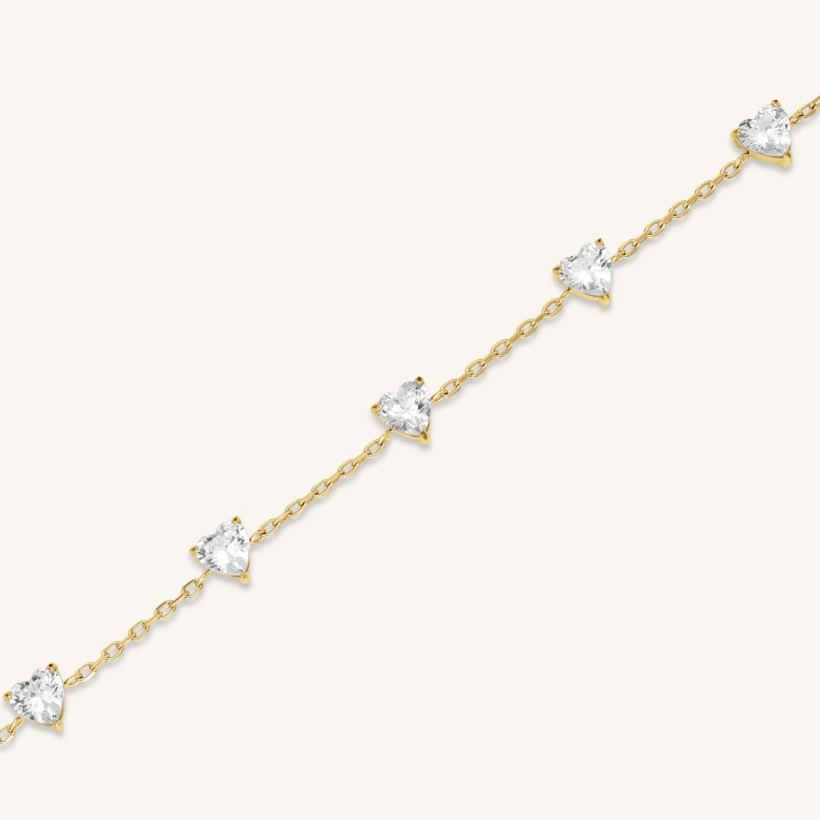 Row Hearts Bracelet - Image 3