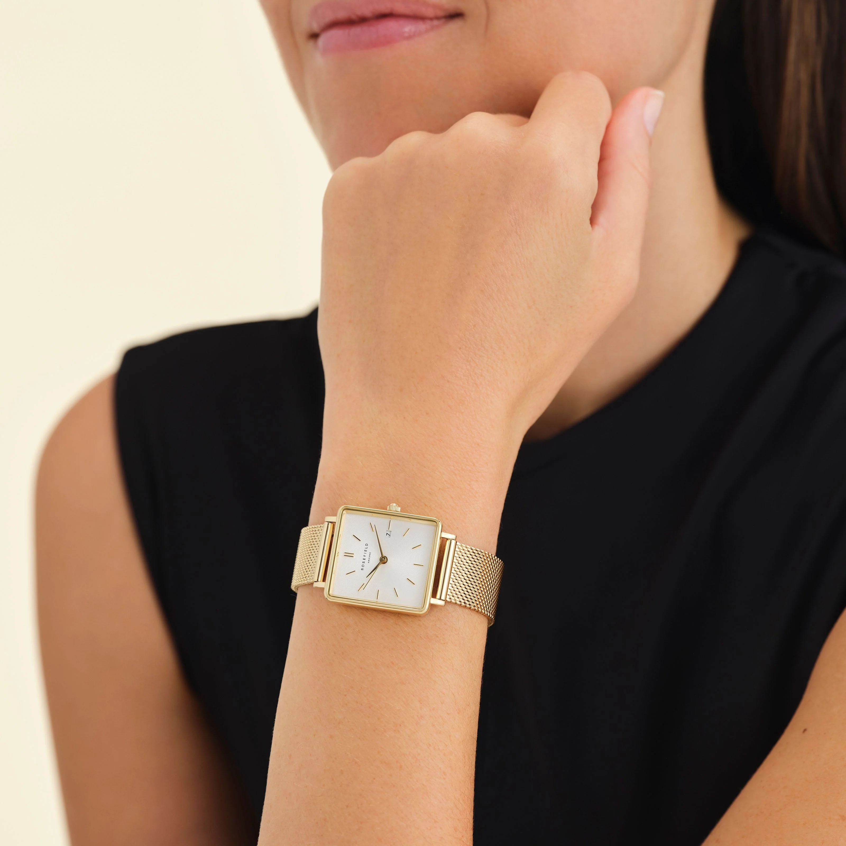 Boxy Gold Mesh - Engraved - Image 3