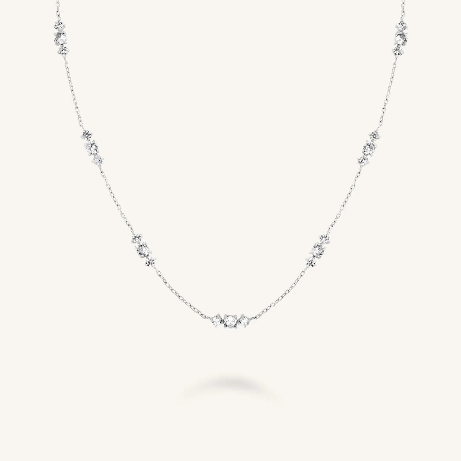 Triple Stones Necklace - Image 5